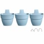 Pot Elho Vibia Campana Foret 17,1 x 20,7 x 29,7 cm Bleu 3 Unités