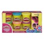 Juego de Plastilina Play-Doh Glitter Modeling (6 Unidades)