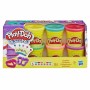 Juego de Plastilina Play-Doh Glitter Modeling (6 Unidades)