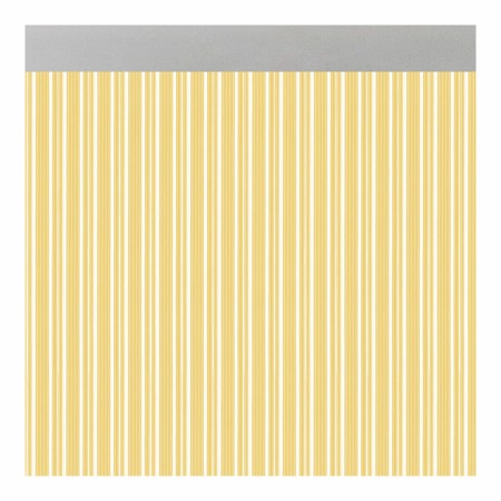 Rideau Acudam Ferrara Portes Transparent Extérieur Jaune (90 x 210 cm)