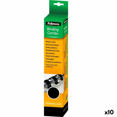 Espirales Fellowes 100 Piezas Encuadernación Negro PVC (Ø 12 mm) (10 Unidades)