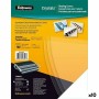 Couvertures de reliure Fellowes 100 Pièces Verre PVC A4 (10 Unités)