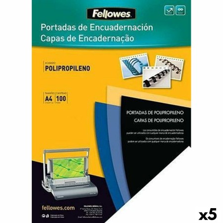 Portadas de encuadernación Fellowes 100 Piezas Azul A4 Polipropileno (5 Unidades)