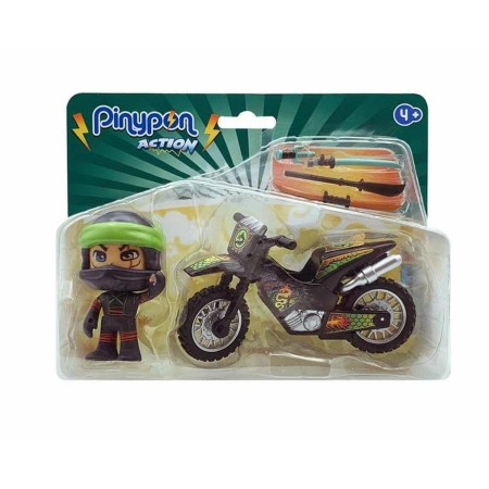 Figura de Acción Famosa Pinypon Action Moto