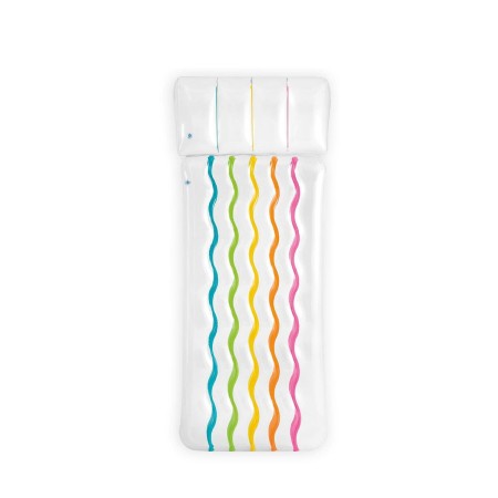 Matelas Gonflable Intex Transparent Arc-en-ciel PVC (203 x 84 cm)