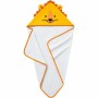 Serviette poncho avec capuche Babycalin 75 x 75 cm Jaune