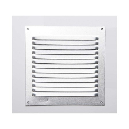 Grille Fepre Aluminium Chrome (15 x 15 cm)