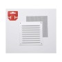 Grille Fepre Moustiquaire Laqué Aluminium Blanc (17 x 17 cm)