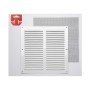 Grille Fepre Moustiquaire Laqué Aluminium Blanc (25 x 25 cm)