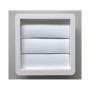 Grille Fepre Encastrable Blanc PVC (5,5 x 11 cm)