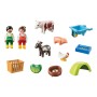 Playset Playmobil 1.2.3 Fun in the Farm 71158 12 Piezas