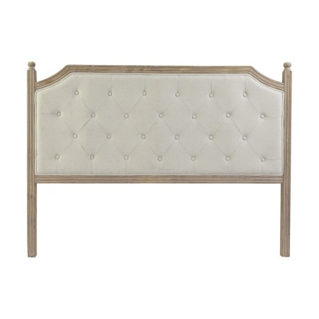 Tête de lit DKD Home Decor Naturel Beige Lin Bois d'hévéa (160 x 6 x 120 cm)