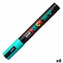 Marqueur POSCA PC-5M Vert turquoise (6 Unités)