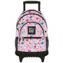 Mochila Escolar con Ruedas Grafoplas B&B23 Hearts Rosa (4 Unidades)