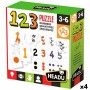 Jeu Éducation Enfant HEADU Puzzle Números (4 Unités)