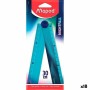 Règle Maped Nightfall Bleu Plastique 30 cm 18 Unités