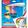 Crayons de couleur Maped Color' Peps Multicouleur 24 Pièces (12 Unités)