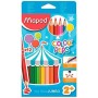 Crayons de couleur Maped Jumbo Color' Peps Multicouleur 12 Pièces (12 Unités)