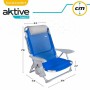 Chaise de Plage Color Baby 51 x 45 x 76 cm Bleu