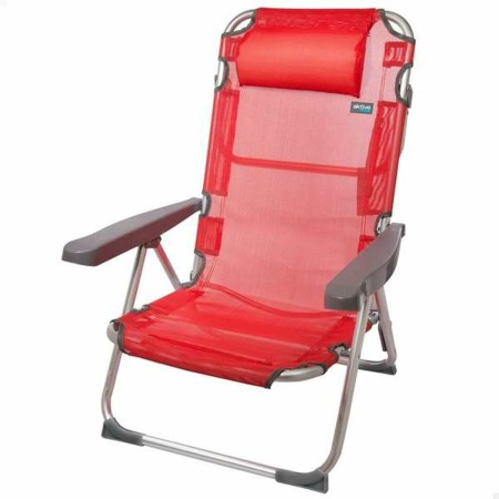 Chaise de Plage Color Baby 48 x 60 x 90 cm Rouge