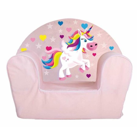 Fauteuil pour enfant Rose clair Licorne