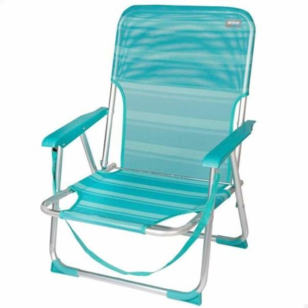 Silla de Playa Color Baby 55 x 35 x 72 cm Turquesa