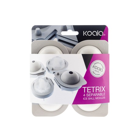 Molde para Cubitos de Hielo Koala Tetrix Esfera 15,7 x 15,7 x 6 cm Plástico