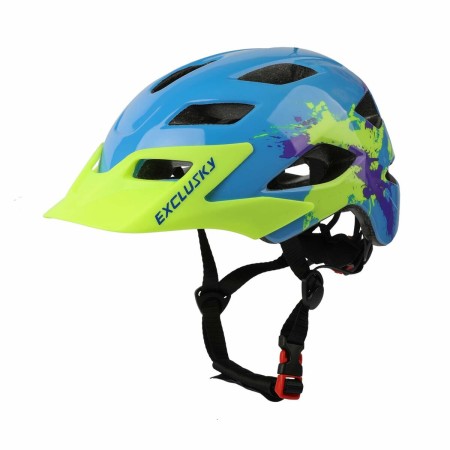 Casque de Cyclisme pour Enfants 50-57 cm Bleu Visière (Reconditionné A)