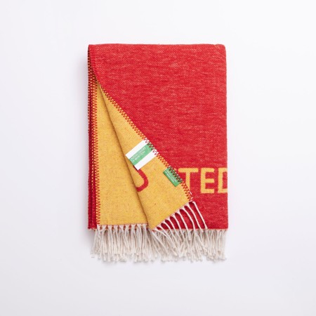 Couverture Benetton LOGO RAINBOW BE Rouge Jaune