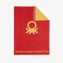 Couverture Benetton LOGO RAINBOW BE Rouge Jaune