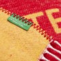 Couverture Benetton LOGO RAINBOW BE Rouge Jaune