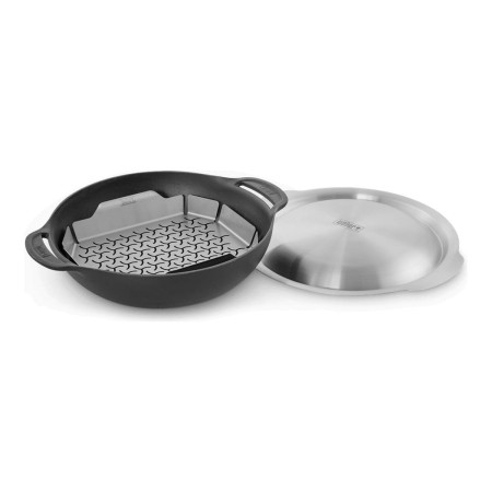 Sartén Wok Weber 8856 Con Tapa Ø 40,13 x 12,19 cm Hierro