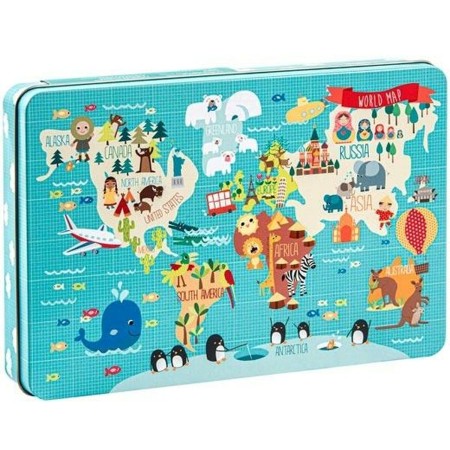 Puzzle Infantil Apli Mapamundi 24 Piezas (24 Piezas)