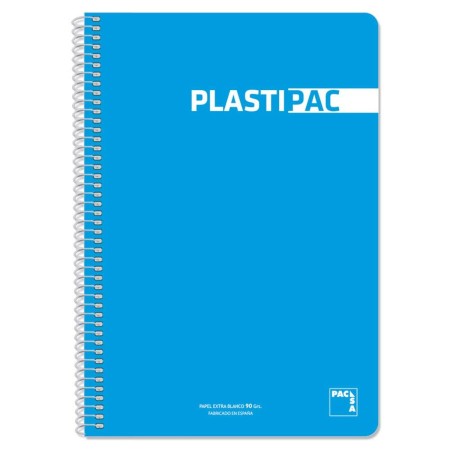 Cahier Pacsa Plastipac Turquoise 80 Volets Din A4 (5 Unités)