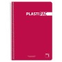 Cahier Pacsa Plastipac Rouge foncé 80 Volets Din A4 (5 Unités)