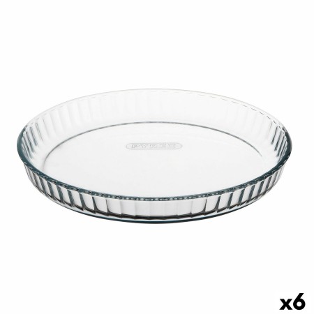 Moule pour four Pyrex Classic Rond Plat 27,7 x 27,7 x 3,5 cm Transparent (6 Unités)