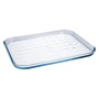 Moule pour four Pyrex Classic Plat 33 x 27 x 2 cm Transparent verre (6 Unités)