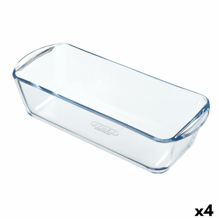 Moule pour four Pyrex Classic Rectangulaire 32 x 12 x 8 cm Transparent (4 Unités)