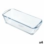 Molde para Horno Pyrex Classic Rectangular 32 x 12 x 8 cm Transparente (4 Unidades)