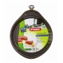 Molde para Horno Pyrex Asimetria Redondo Negro Plano 27 x 4 cm (6 Unidades)