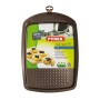 Molde para Horno Pyrex Asimetria Rectangular Negro Metal 33 x 25 cm (6 Unidades)