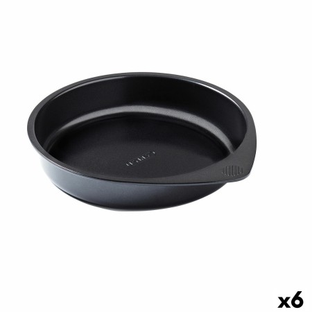 Molde para Horno Pyrex Magic Redondo Negro Ø 26 cm (6 Unidades)