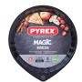 Moule pour four Pyrex Magic Rond Noir Plat Ø 27 cm (6 Unités)