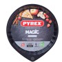 Molde para Horno Pyrex Magic Redondo Negro Plano Ø 30 cm (6 Unidades)