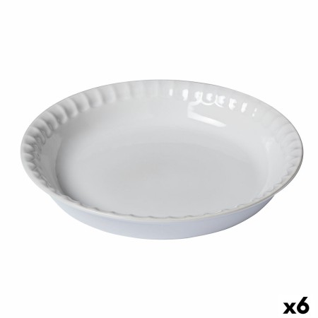 Molde para Horno Pyrex Supreme Redondo 25,5 x 25,5 x 4 cm Blanco (6 Unidades)