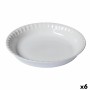 Moule pour four Pyrex Supreme Rond 25,5 x 25,5 x 4 cm Blanc (6 Unités)