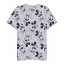 T-shirt à manches courtes homme Mickey Mouse Gris