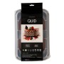 Molde para Horno Quid Sweet Grey Con Tapa Negro Metal 36 x 23 x 4,5 cm (4 Unidades)