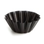 Molde para Flan Quid Sweet Grey Ø 14 cm Negro (12 Unidades)