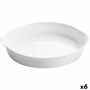 Molde para Horno Luminarc Smart Cuisine Redondo Blanco Ø 28 cm (6 Unidades)